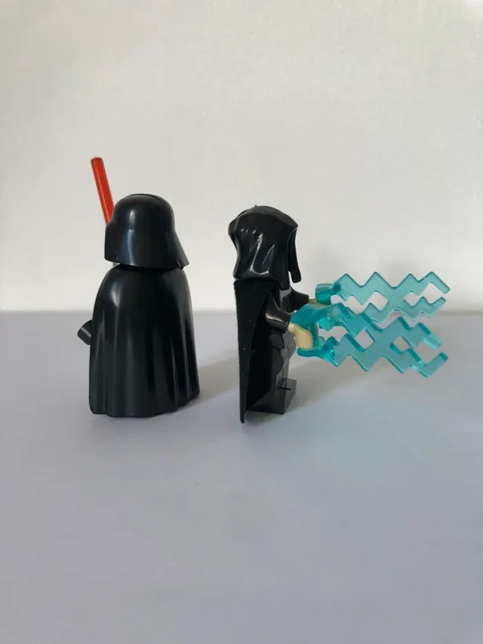 Figurine type lego l’empereur Palpatine et seigneur Dark Vador. Star Wars - photo numéro 2