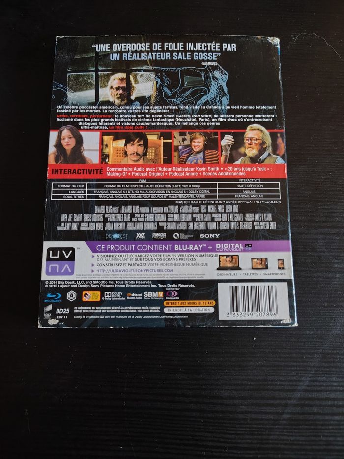 Blu Ray Tusk (Michael Parks, Justin Long, Kevin Smith) - photo numéro 2