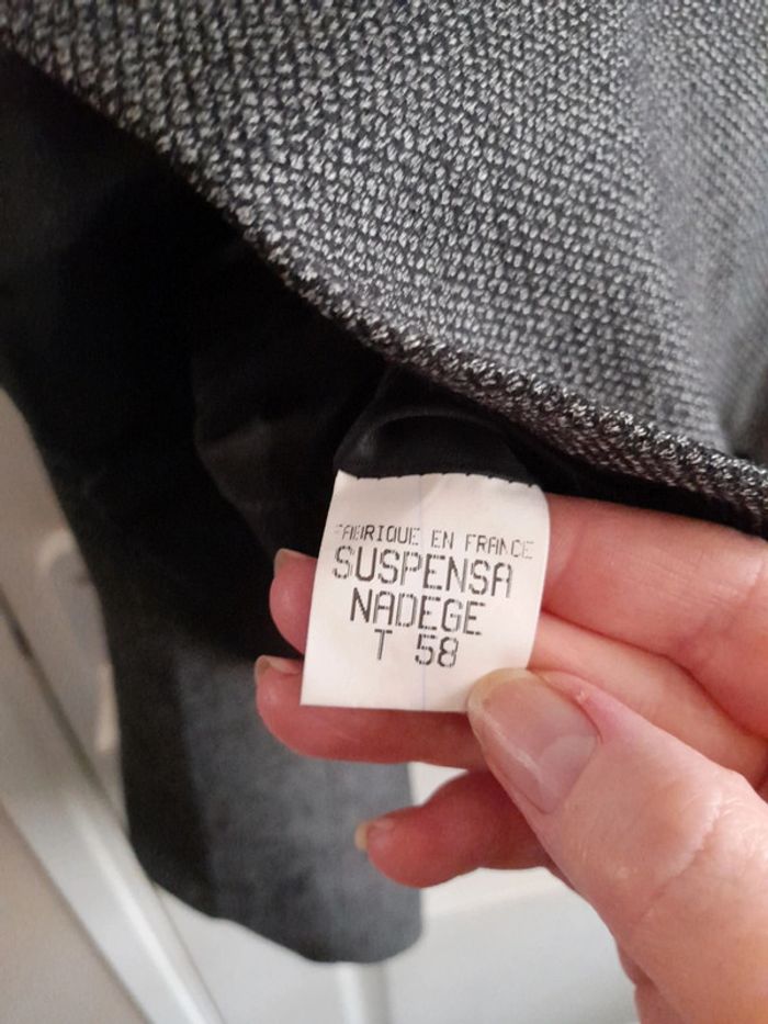 Blazer gris chiné - photo numéro 3