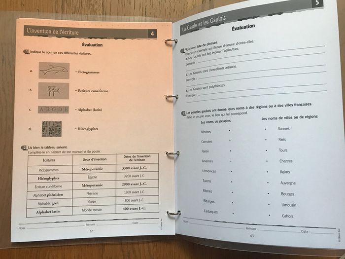 Histoire CM1 - CM2  la Préhistoire - l'Antiquité - 5 documents + fichier + posters + guide - photo numéro 6
