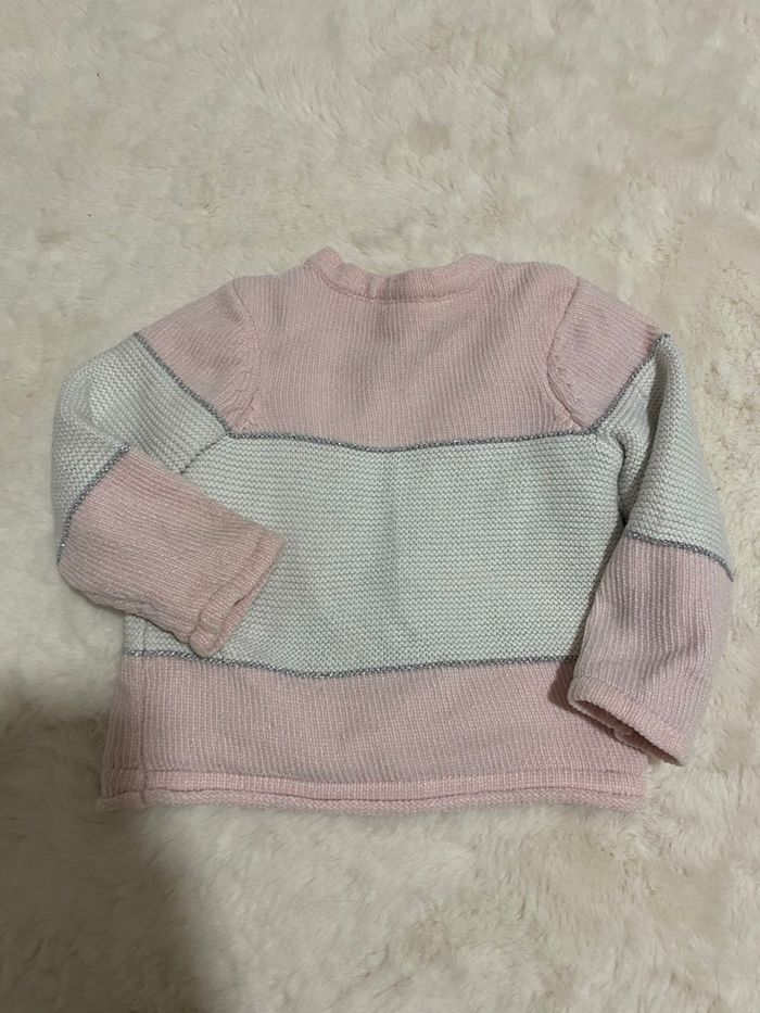 🧸 Gilet chaud Orchestra doublé polaire - Taille 18 mois TBE - photo numéro 3