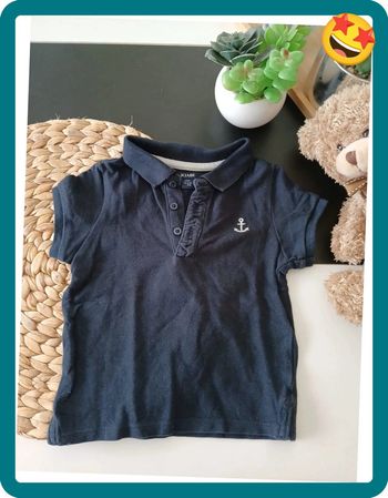 Polo bleu Taille 12 mois🌿🦊