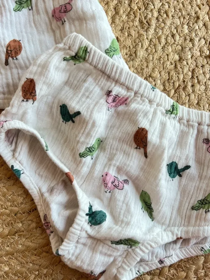 Robe gaze de coton et bloomer Bout’chou - photo numéro 3