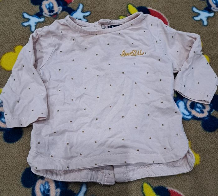 T-shirt manches longues bébé 3mois