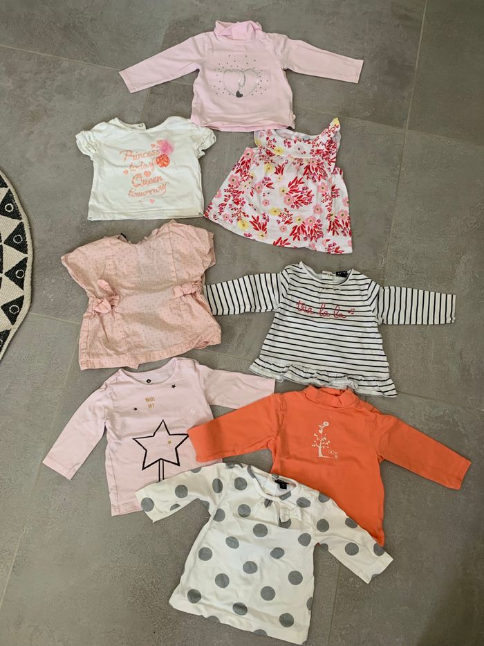 Lot t-shirt 6 mois