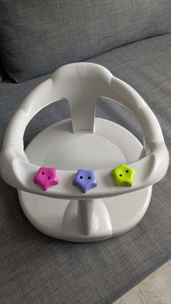 Siège de bain avec 4 ventouses