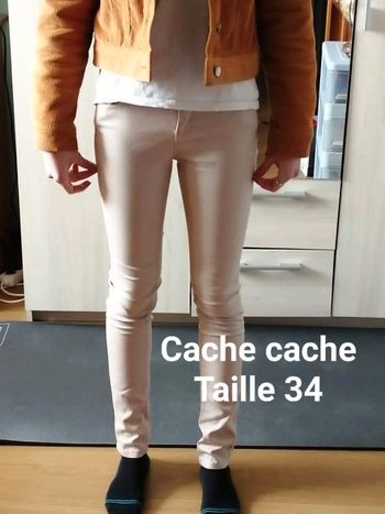 Pantalon beige Cache cache T34