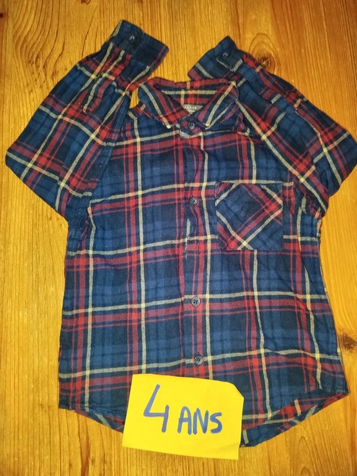 Chemise manches longues 4ans