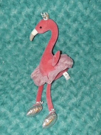 Doudou flamand rose Fancies, rose argent jellycat 🦩tbe