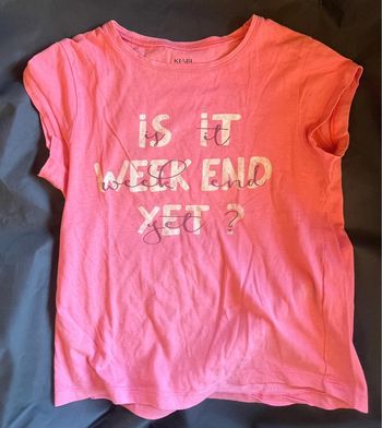 T-shirt Kiabi pour fille – Taille 8 ans – Bon état