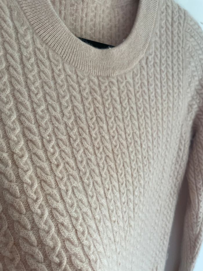 Pull Beige Torsadé Eric Bompard - photo numéro 2