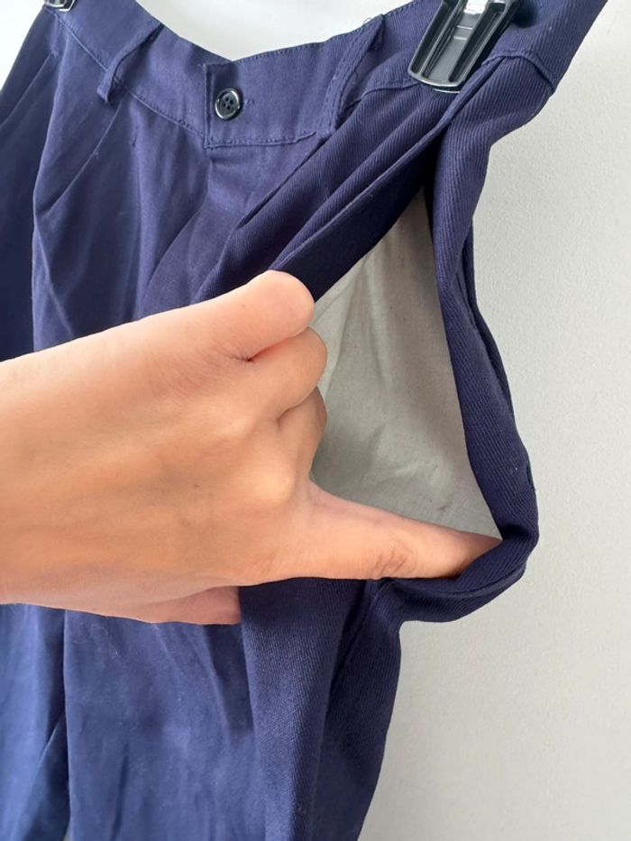 👖 pantalon bleu de travail - neuf sans étiquette - taille 50 - 100% coton - photo numéro 3