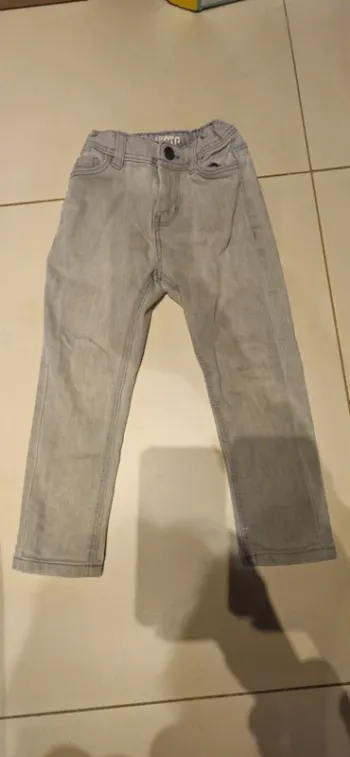 Pantalon jean slim gris 3 ans TAO