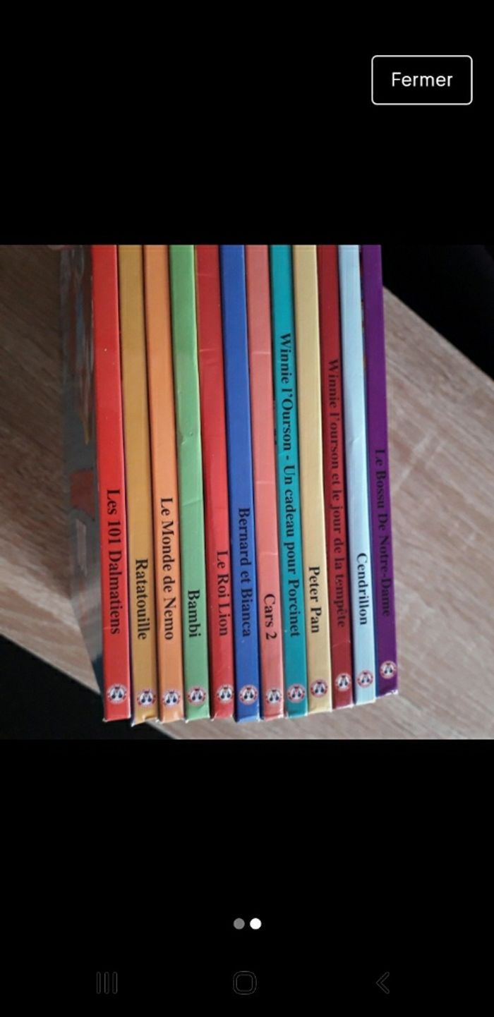 Lot 12 livres Disney - photo numéro 2