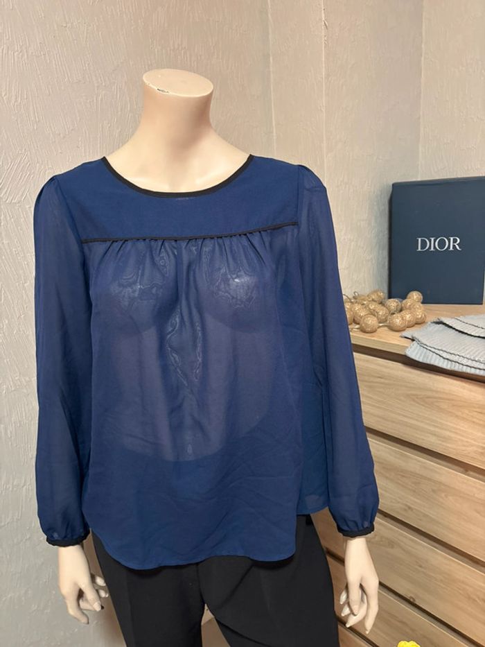 Blouse bleue marine - photo numéro 2