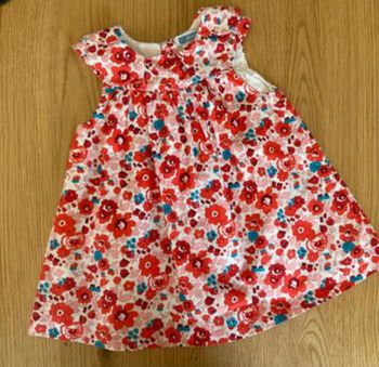 Magnifique robe liberty betsy cerise Jacadi