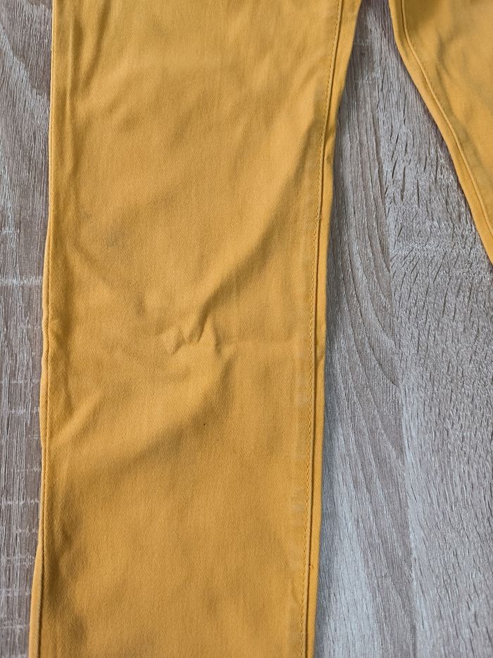 Jean fille taille 10 ans couleur jaune orangé marque in Extenso - photo numéro 2