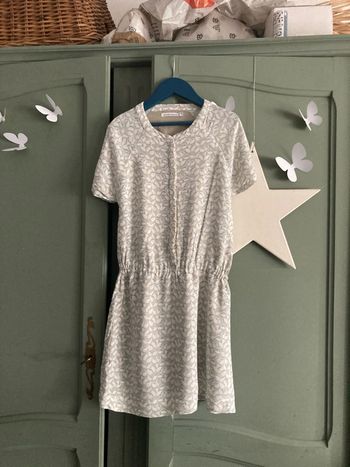 Robe fleurie vert