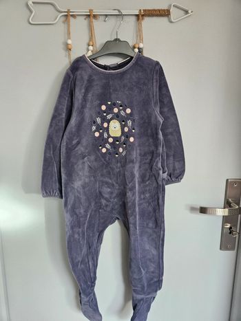Pyjama velour 23 mois
