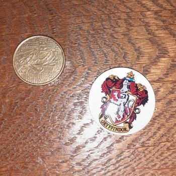 Badge harry potter gryffondor