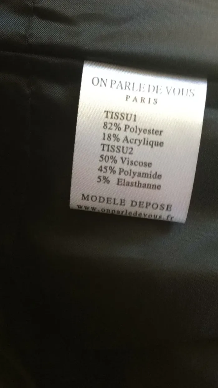 Blouson chic Noir satin et léopard or T3 On parle De Vous - photo numéro 5