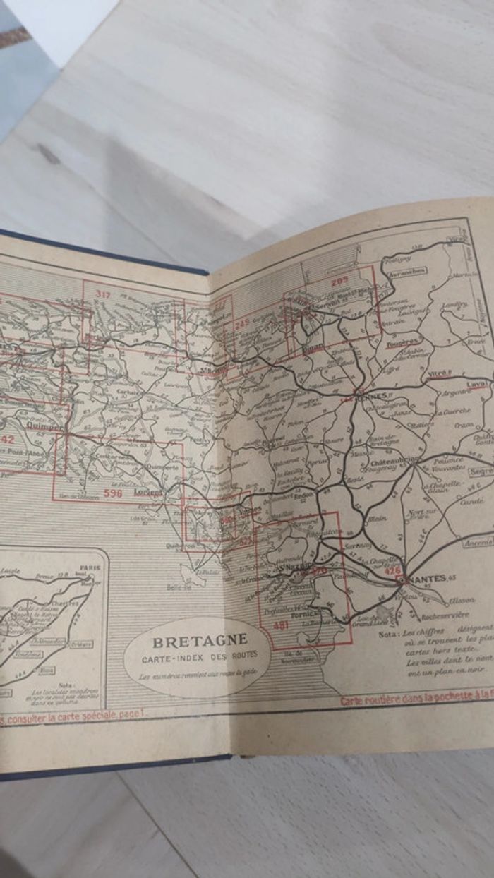 Ancien guide bleu Bretagne chemins de fer et route 1924 - photo numéro 7