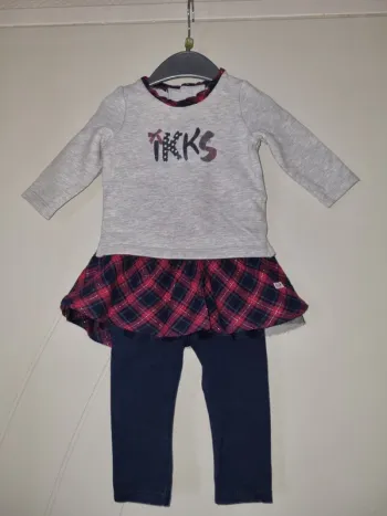 Ensemble sweat + legging jupe IKKS 6 mois