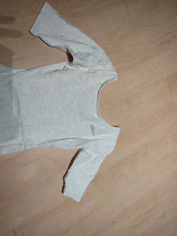 Body beige et fileté or tao 9/10 ans - photo numéro 2