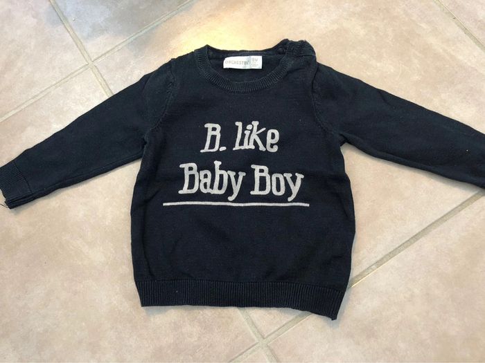 Pull fin garçon 18 mois