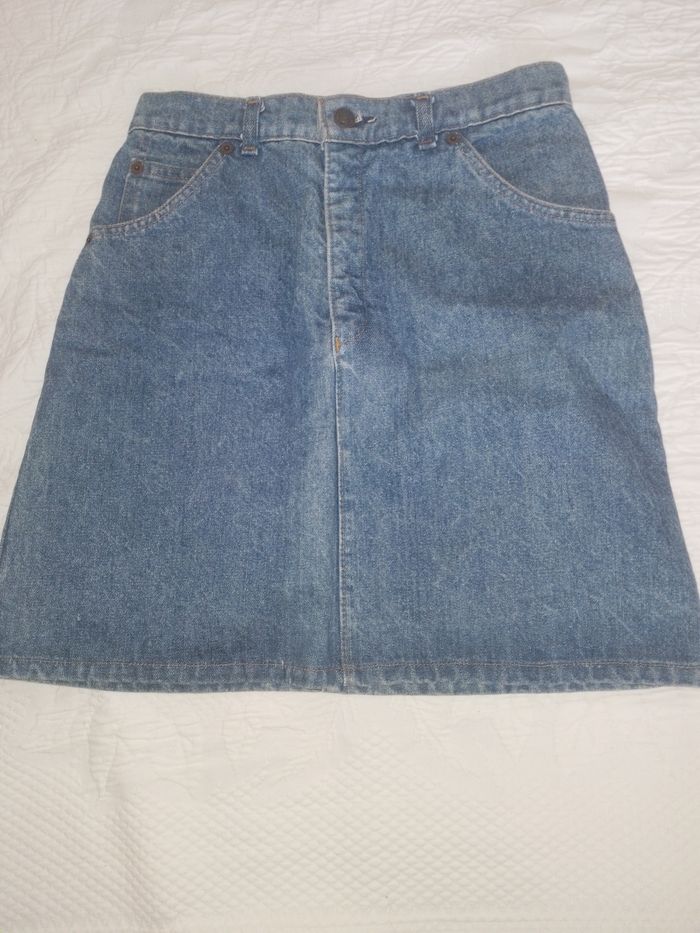 jupe bleu jean