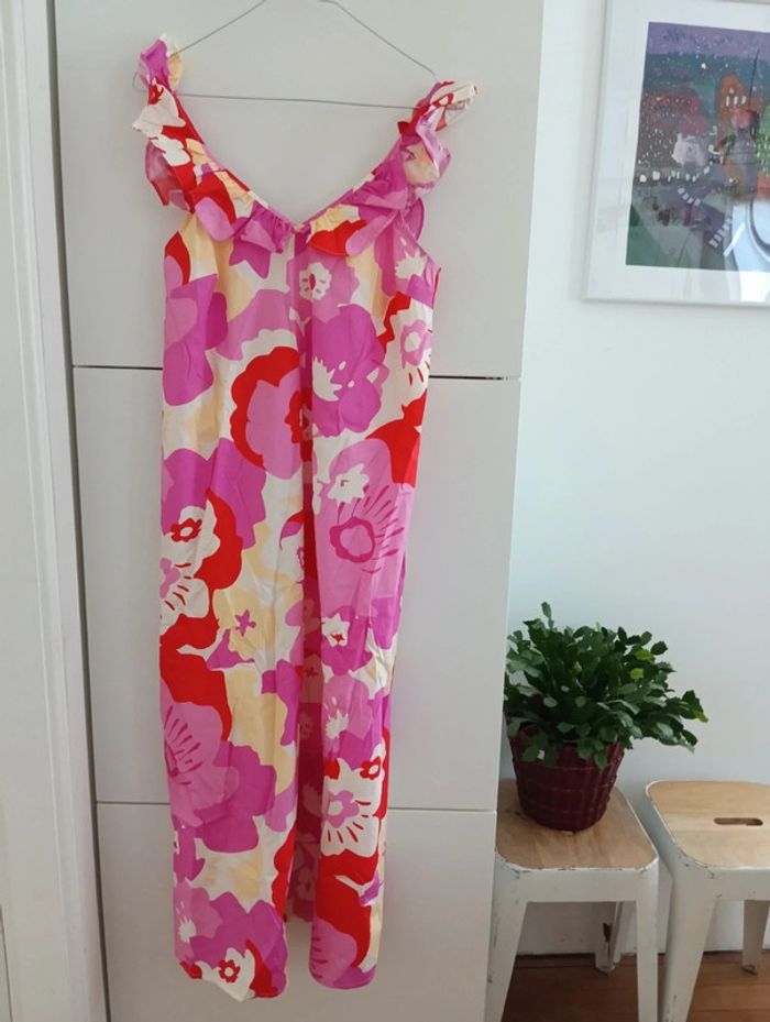 Robe d'été oversize multicolore rose Vila Taille S - photo numéro 8