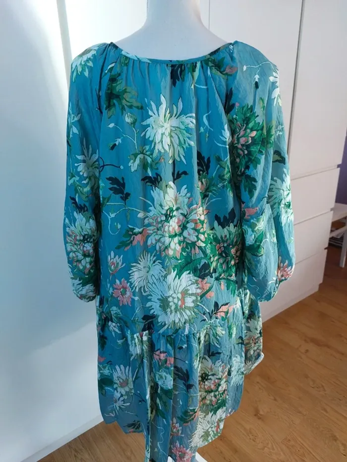 Magnifique robe volantée motifs fleuris - photo numéro 5