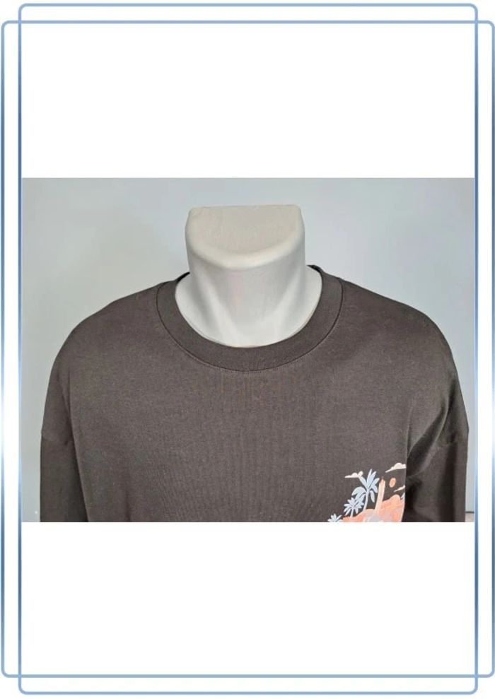 tee shirt imprime plus eighteen / noir homme xl / brodé (525) - photo numéro 2