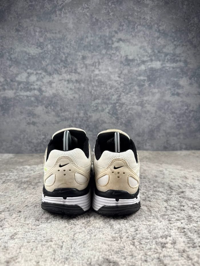 Nike P-6000 Running - Sail Black Lime Blast - White & Yellow & Black - photo numéro 4