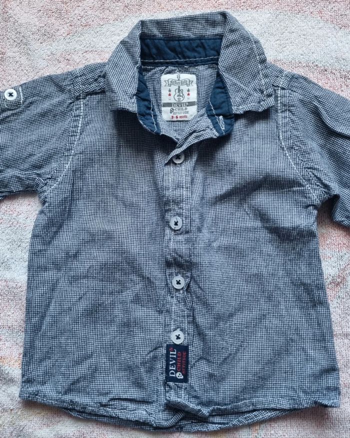 Chemise garçon 6 mois - photo numéro 2