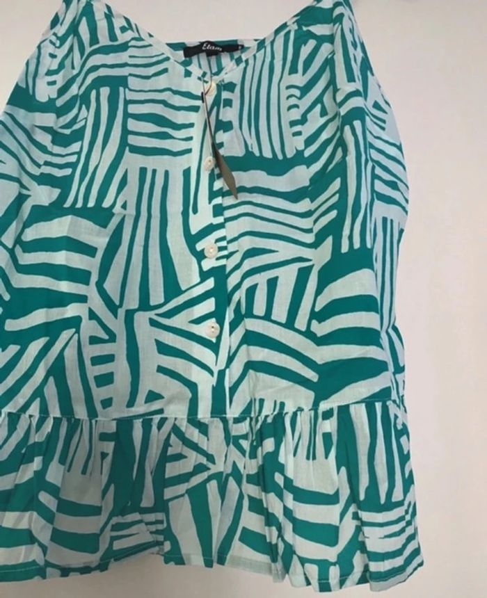 Haut top tunique à bretelles Etam taille S Neuve - photo numéro 2