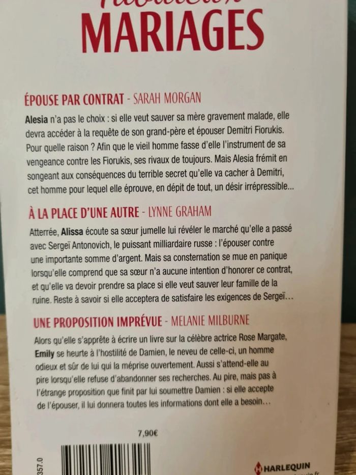 Livre Fabuleux mariages (poche) - photo numéro 3