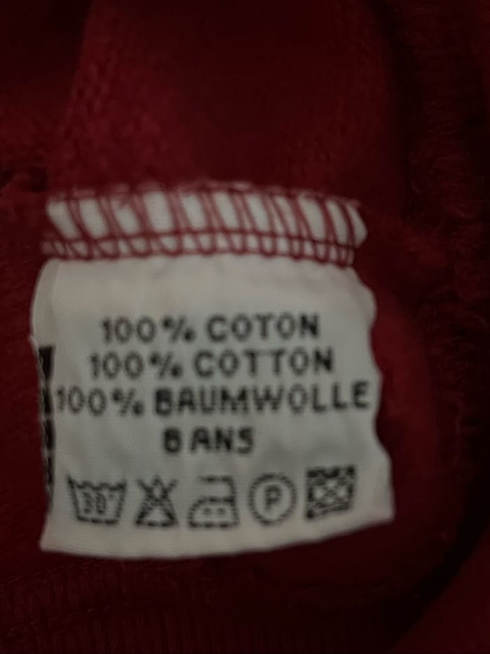 Pull débardeur capuche rouge West 8 ans - photo numéro 5