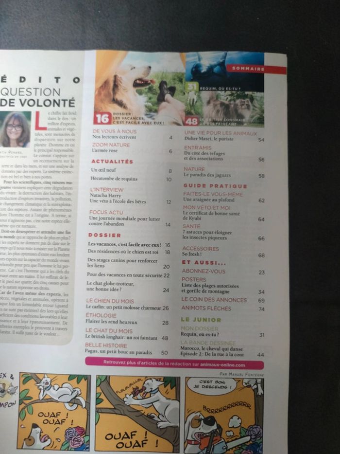 Magazine 30 millions d'amis numéro 374 été 2019 - photo numéro 3
