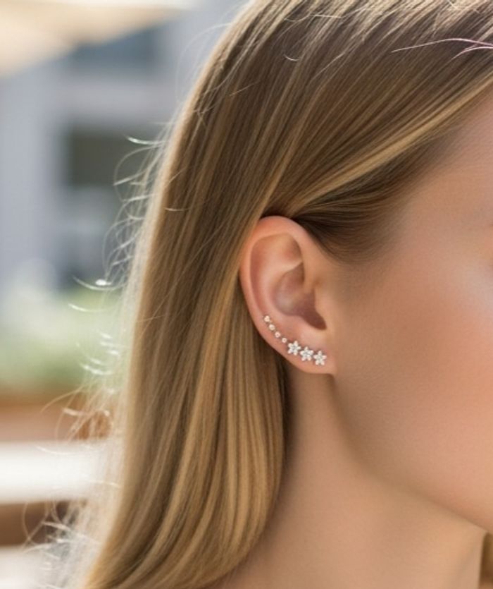 Boucles d'oreilles grimpantes - photo numéro 2