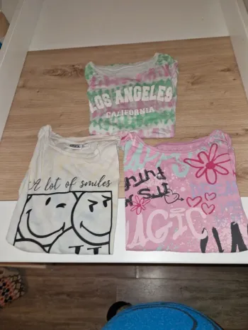 Lot 3 t-shirts manches courtes