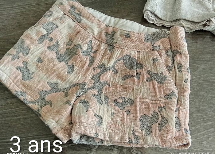 Lot 2 shorts fille 24/36 mois - photo numéro 2
