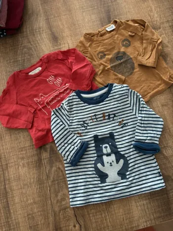 Lot t-shirt manches longues