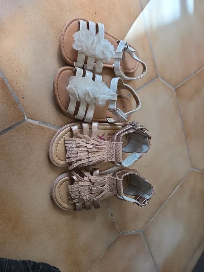 lot sandales fille