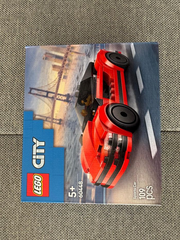 LEGO 60448 Voiture de sport rouge – City – Neuf, Scellée