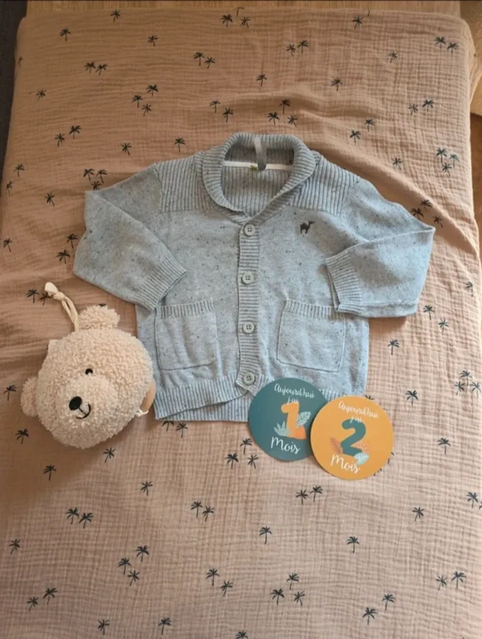 🧸 Gilet bébé garçon – 12 mois (marque orchestra)