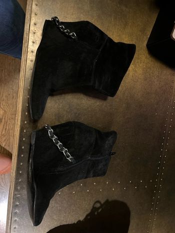 Bottines la mode est à vous 39 noir chaîne