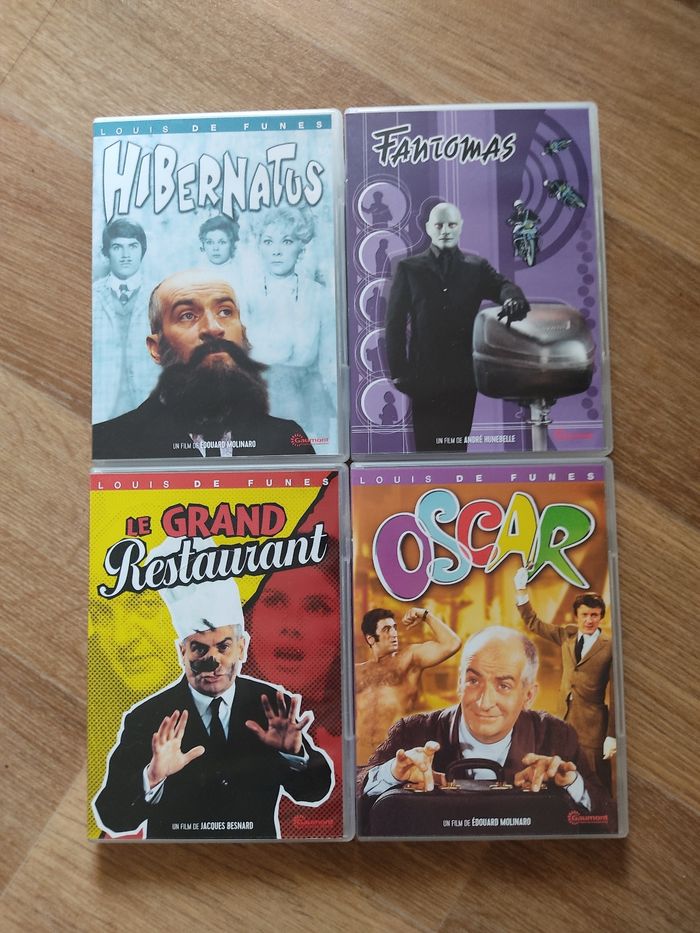 Lot 4 DVD Louis de Funès