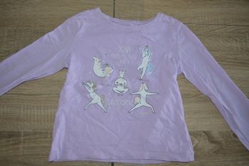 Tee shirt manches longues Kiabi 6 ans licornes