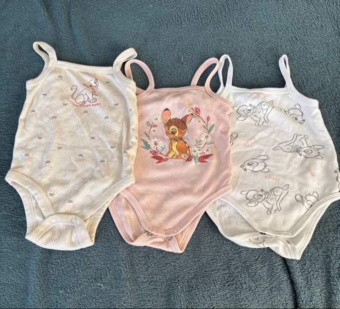 Lot de 3 bodys débardeurs